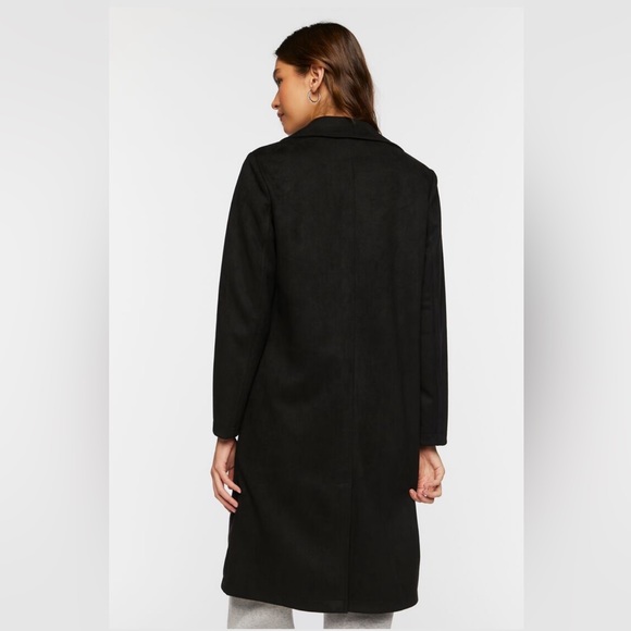 Faux Suede Trench Coat - Picture 3 of 3